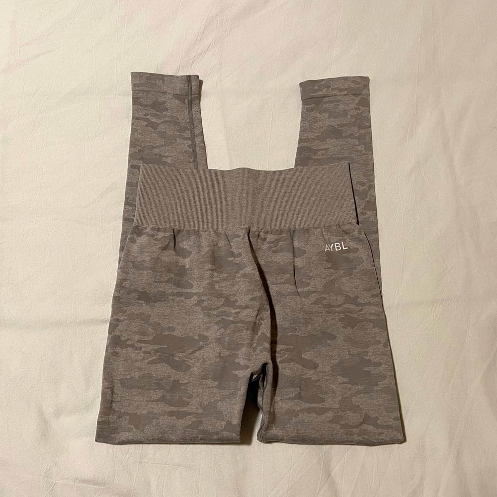 AYBL grey camo leggings